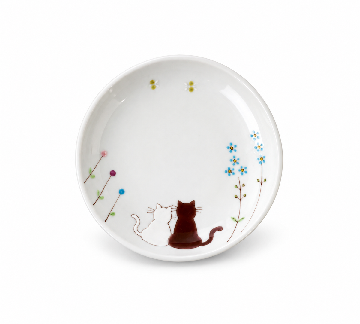 Atelier Yu Cats in a Sunny Spot Kutani Small Plate