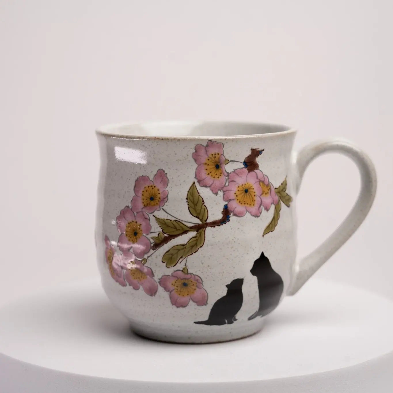 CatUnderSakuraMugCup_FrontA