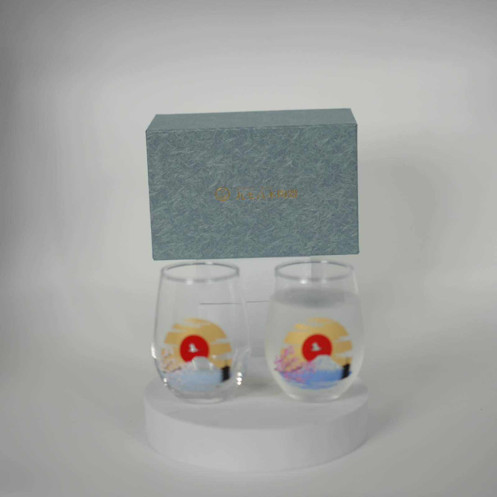 Chill Bloom Mt. Fuji Colour-Changing Glass Pair