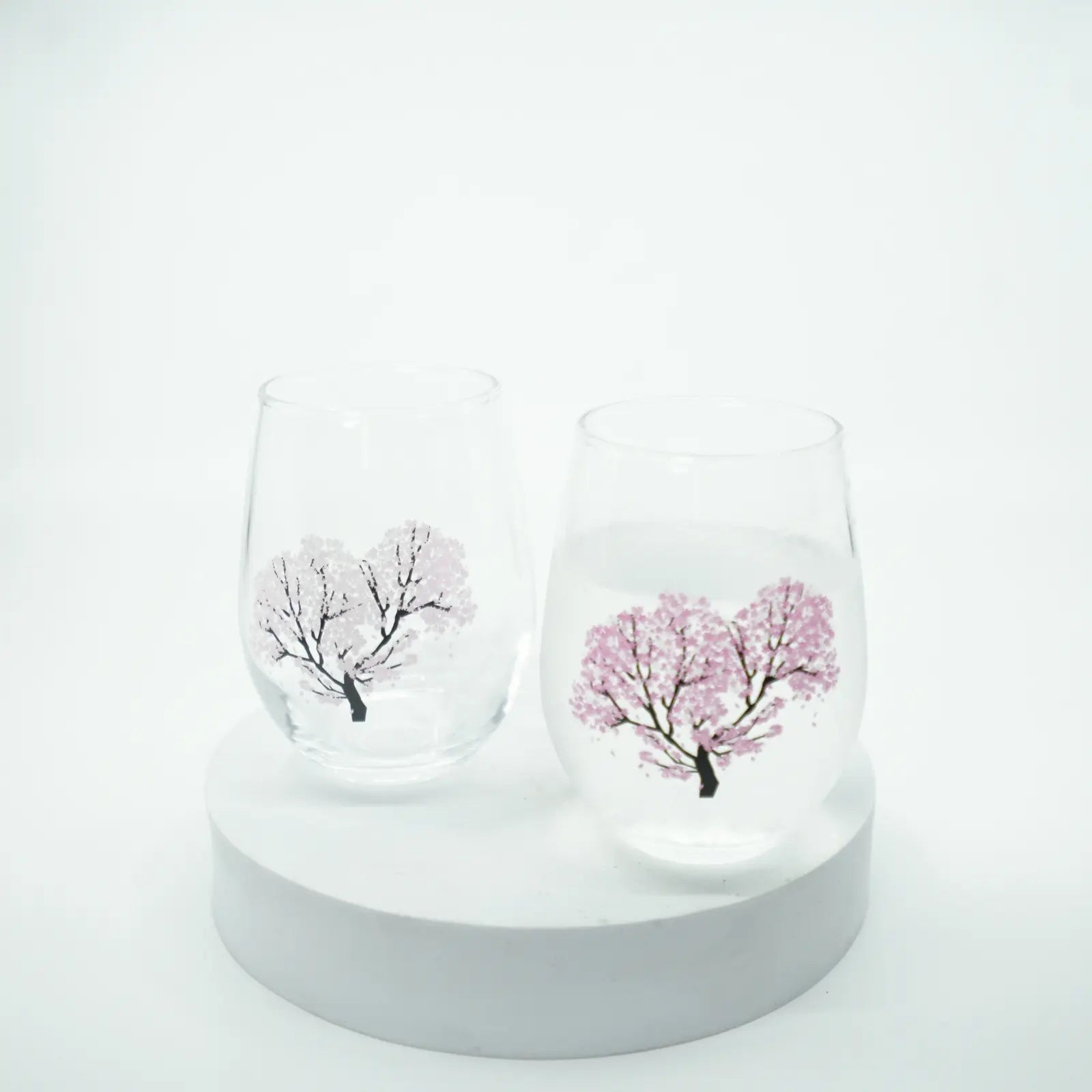 Chill Bloom Sakura Colour-Changing Glass Pair Marumo Takagi Toki