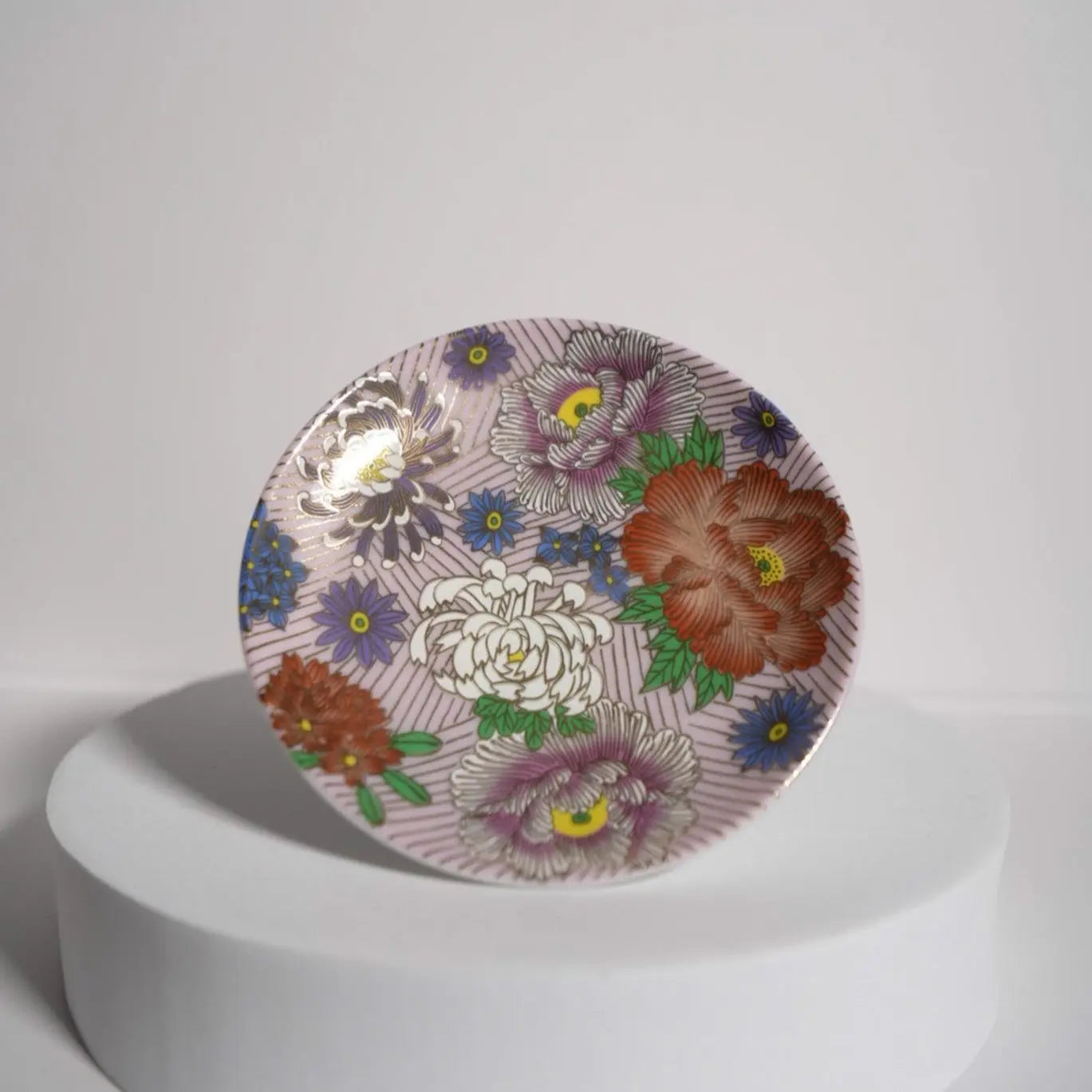 Kutaniware - Flower Plate Kutani Ware