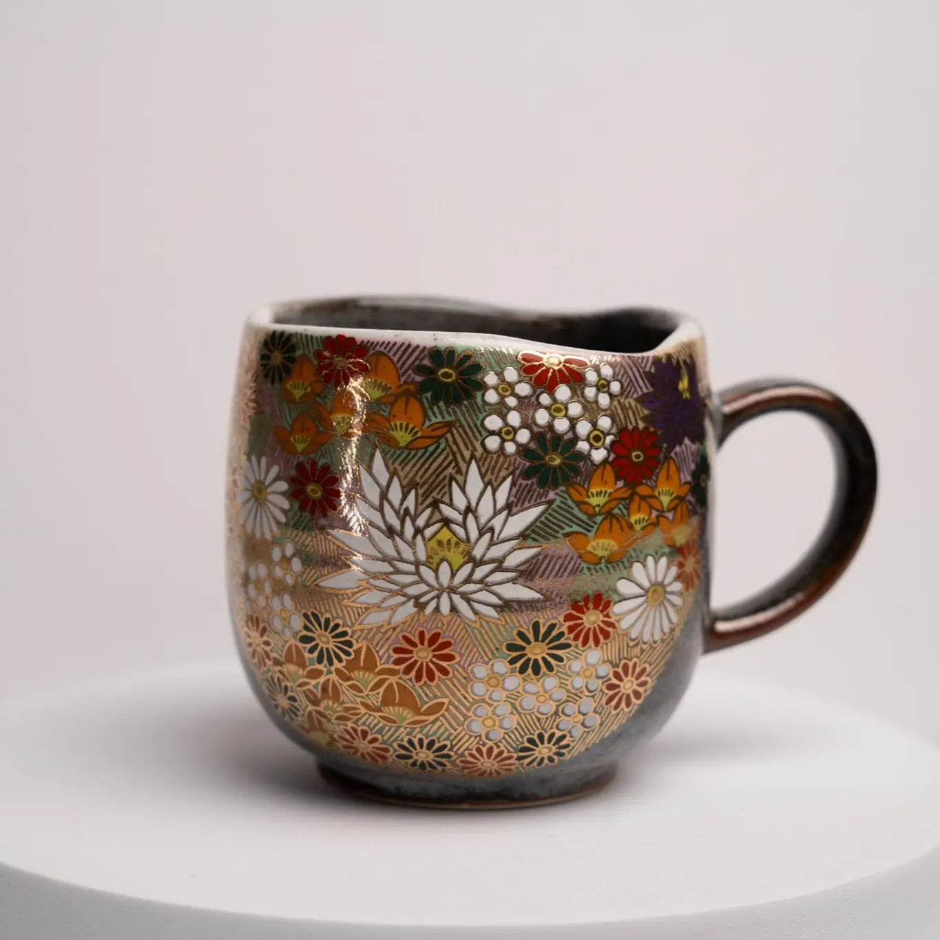 Hanazume Handmade Mug Kutani Ware