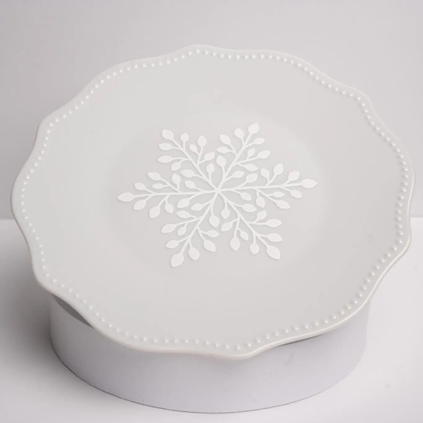 Harekutani - Snowflake Pattern Plate 3pc Set Harekutani