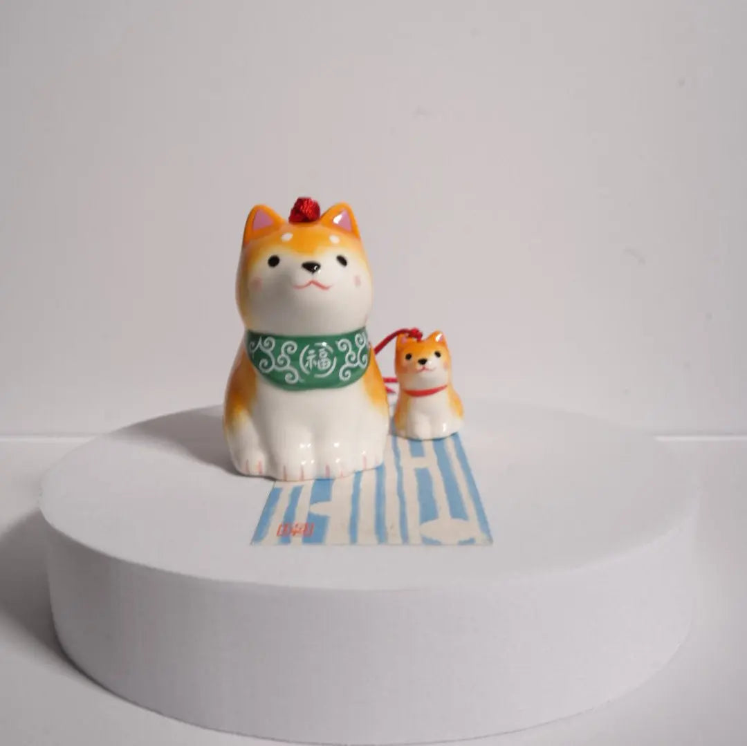 Brown Shiba-Inu Wind Chime Kirei Home Ware