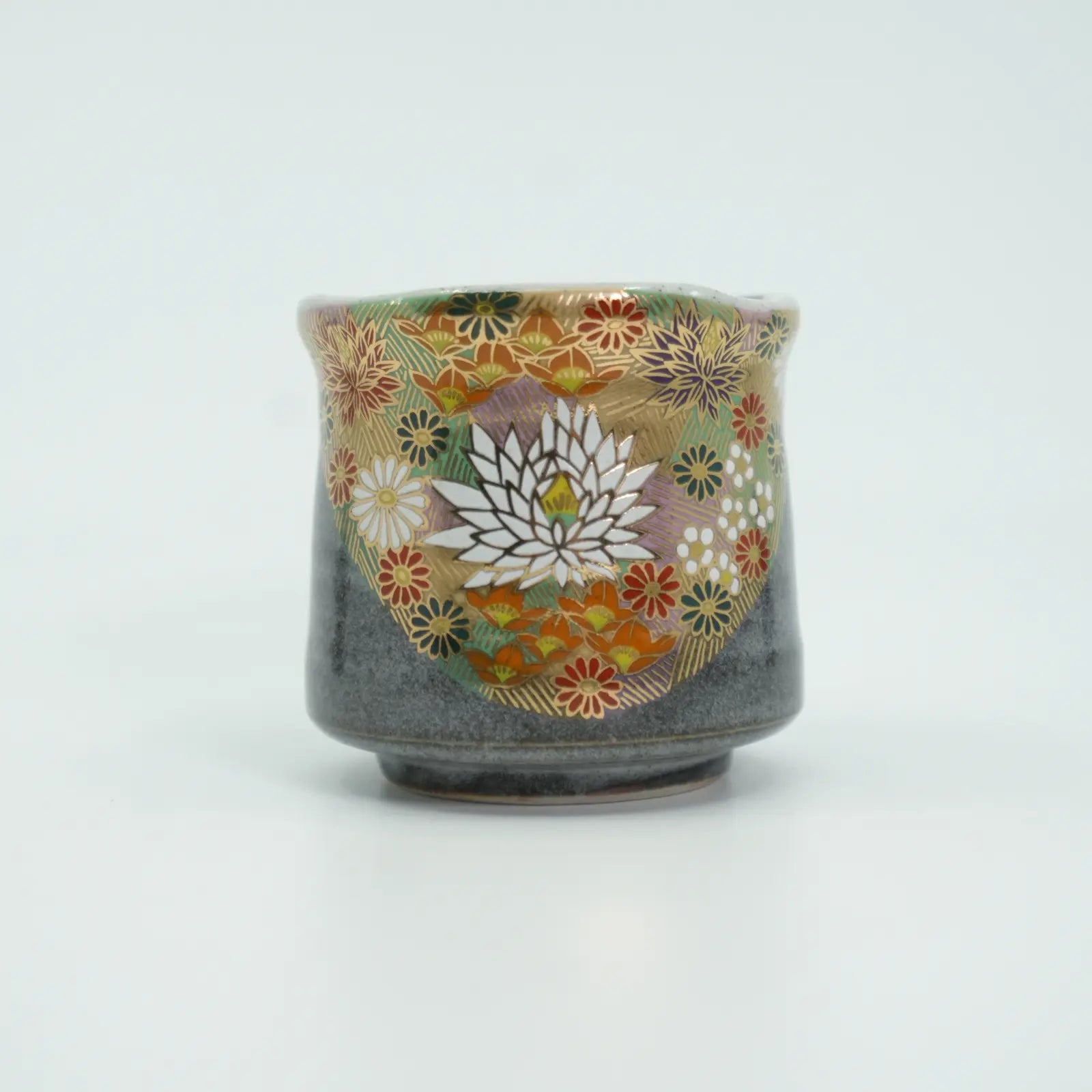 Hanzume Handmade Tea Cup Kutani Ware