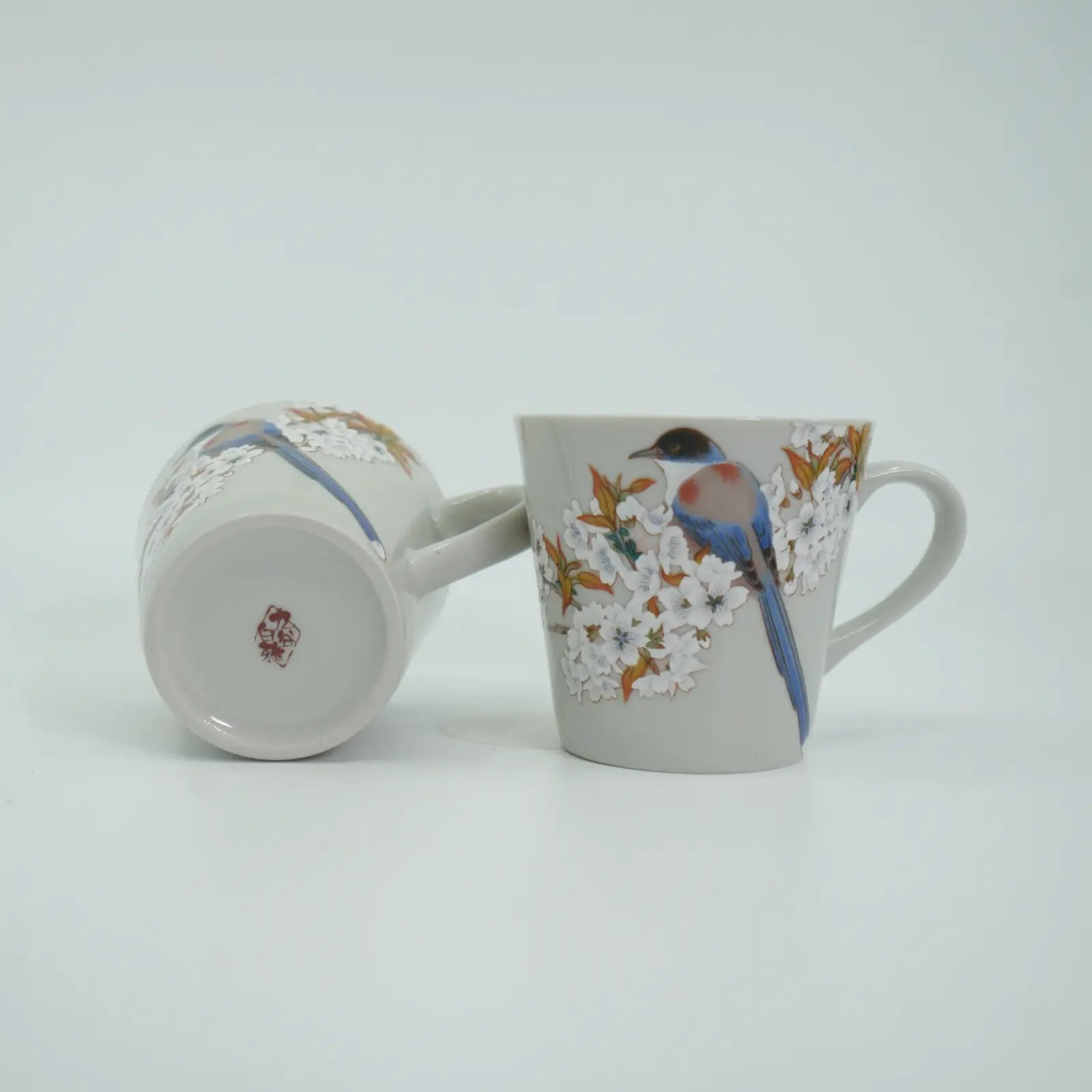 Kacho Fugetsu Mug Gift Set Kutani Ware