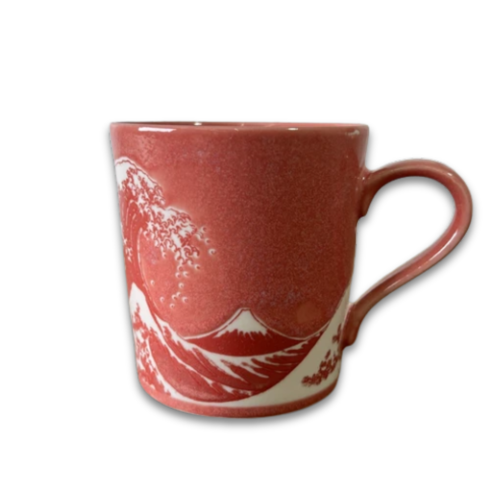 Kanagawa Okinamiura Red Mug