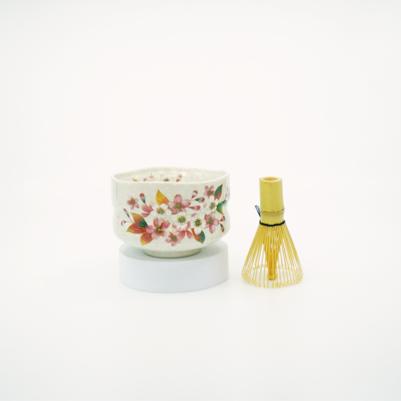 Kohiki Cherry Blossom Matcha Bowl Set