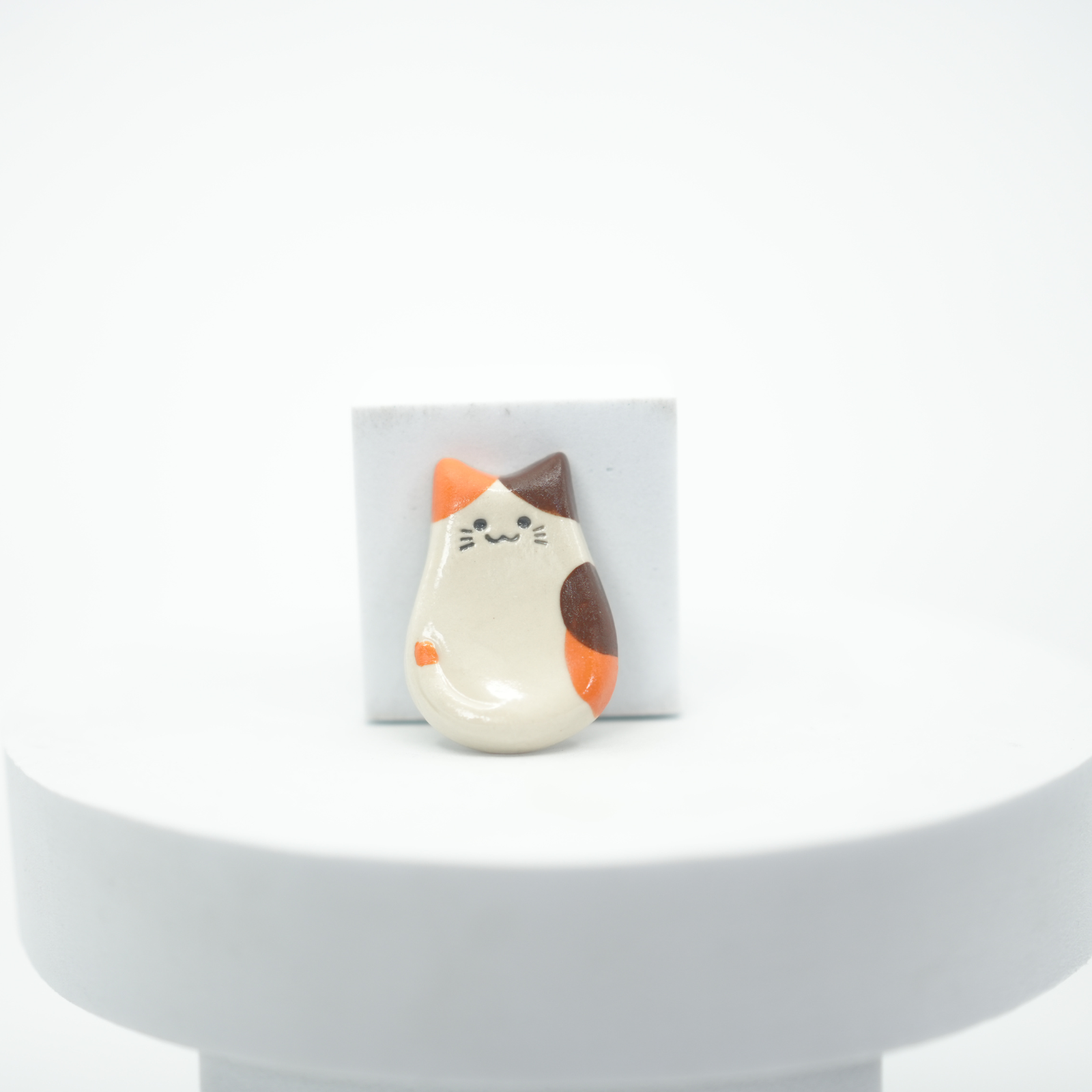Kutani Ware - Japanese Cat Chopstick