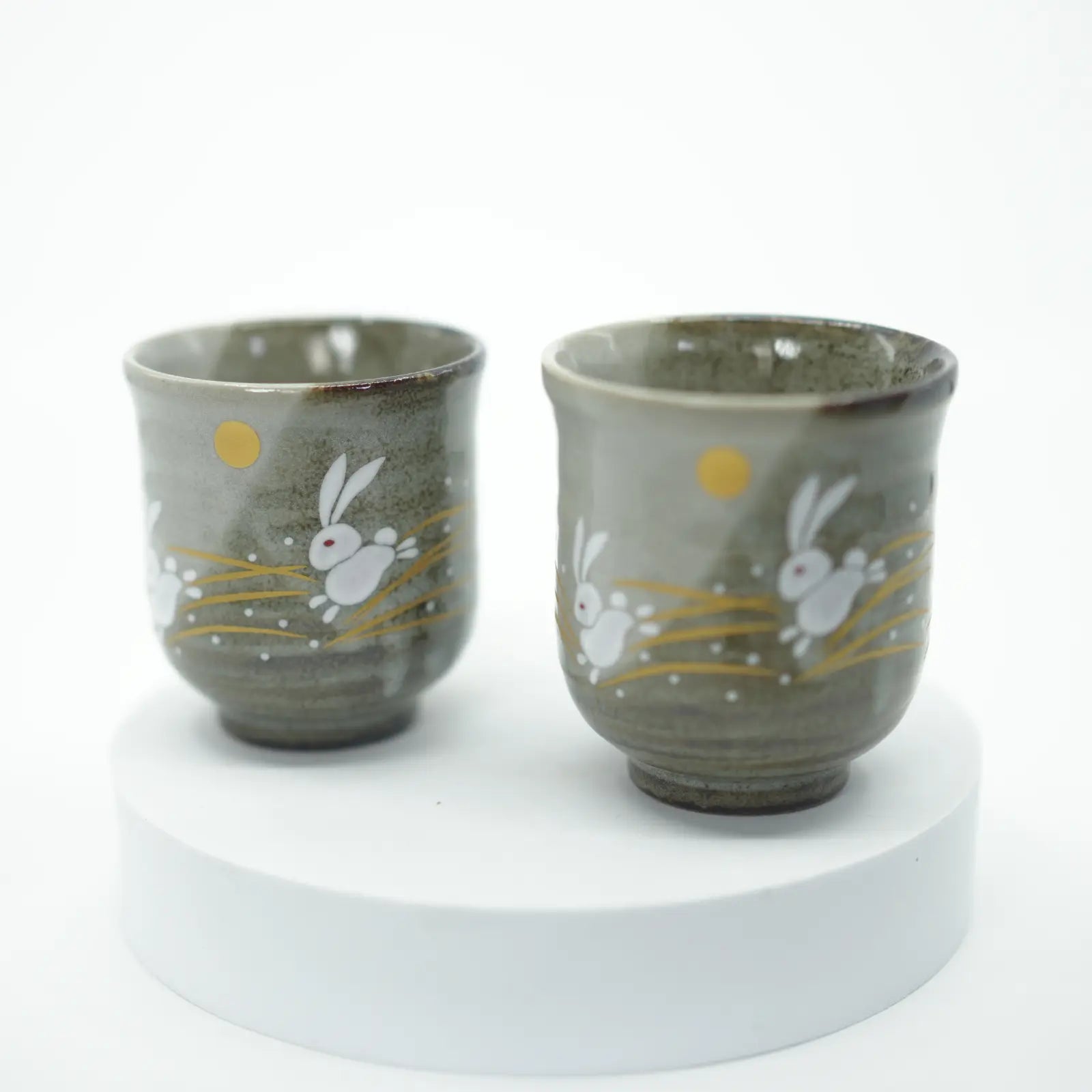 Kutani Ware - Jumping Rabbit Teacup Set Kutani Ware