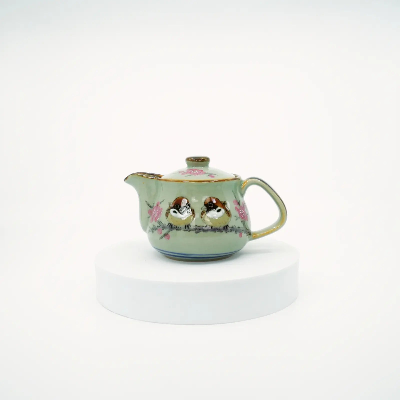 Kutani Ware Sparrow Tea Pot Kutani Ware