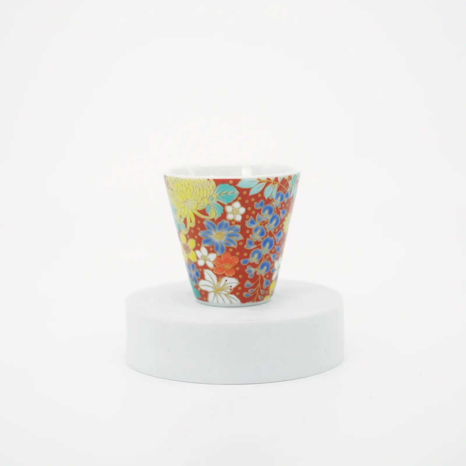 Kutani & Wakasa Sake Cup Kutani Ware & Wakasa