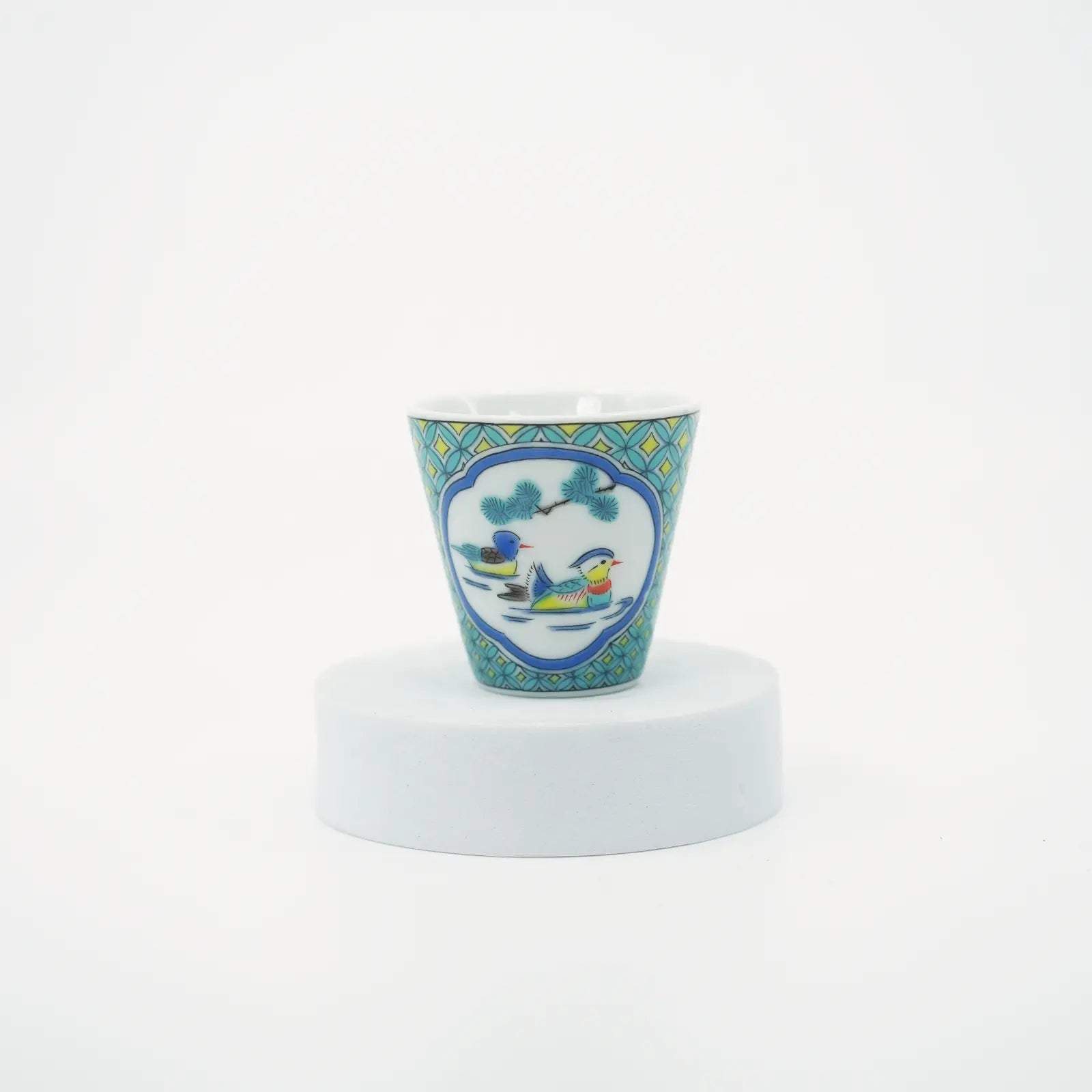 Kutani & Wakasa Sake Cup Kutani Ware & Wakasa