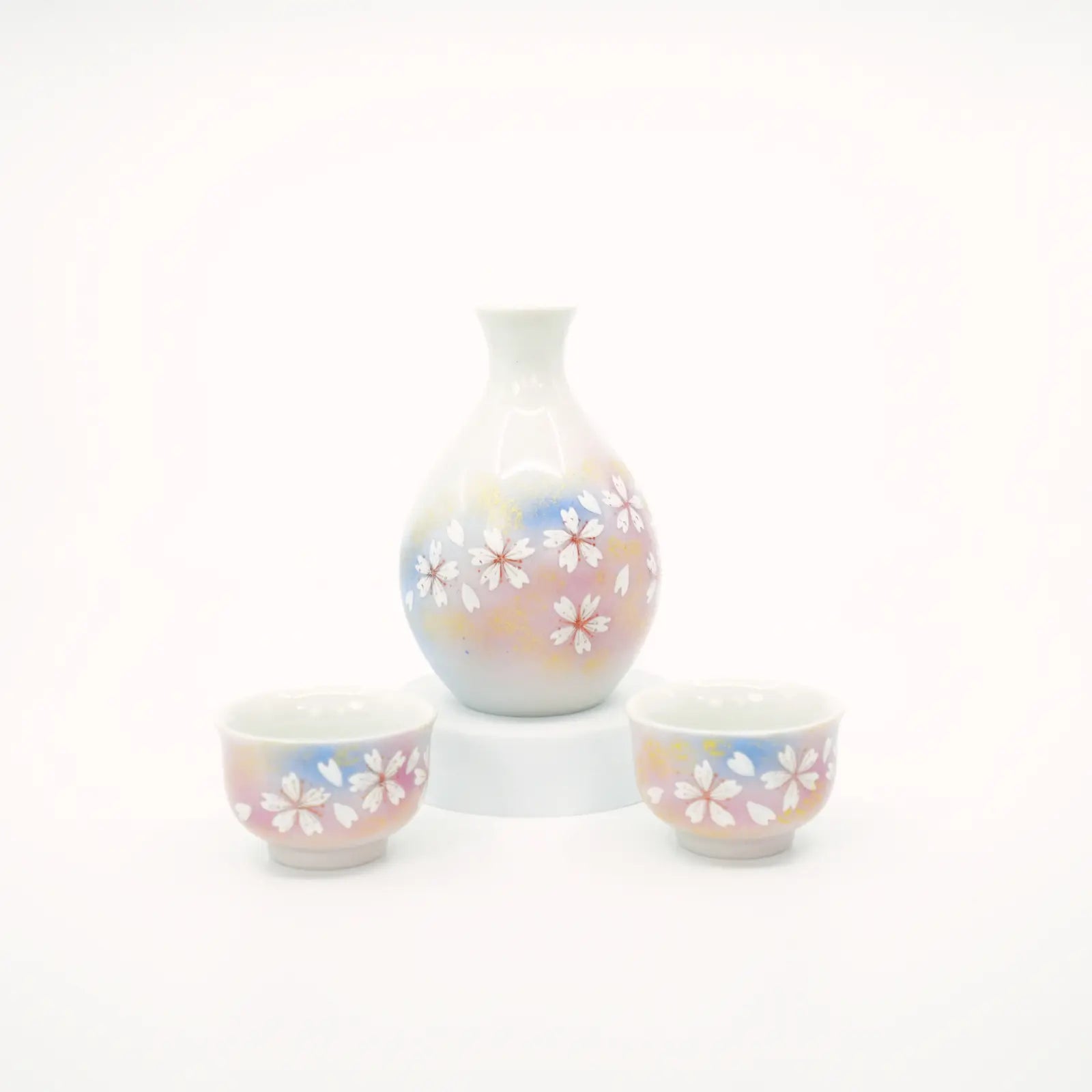Kutani ware - Cherry Blossom Sake Set Kutani Ware