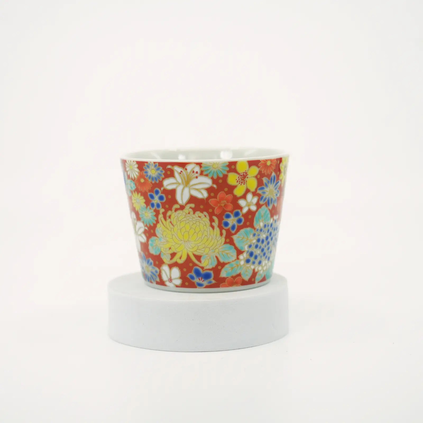 Kutani & Wakasa Seikou Kiln Cup Kutani Ware & Wakasa