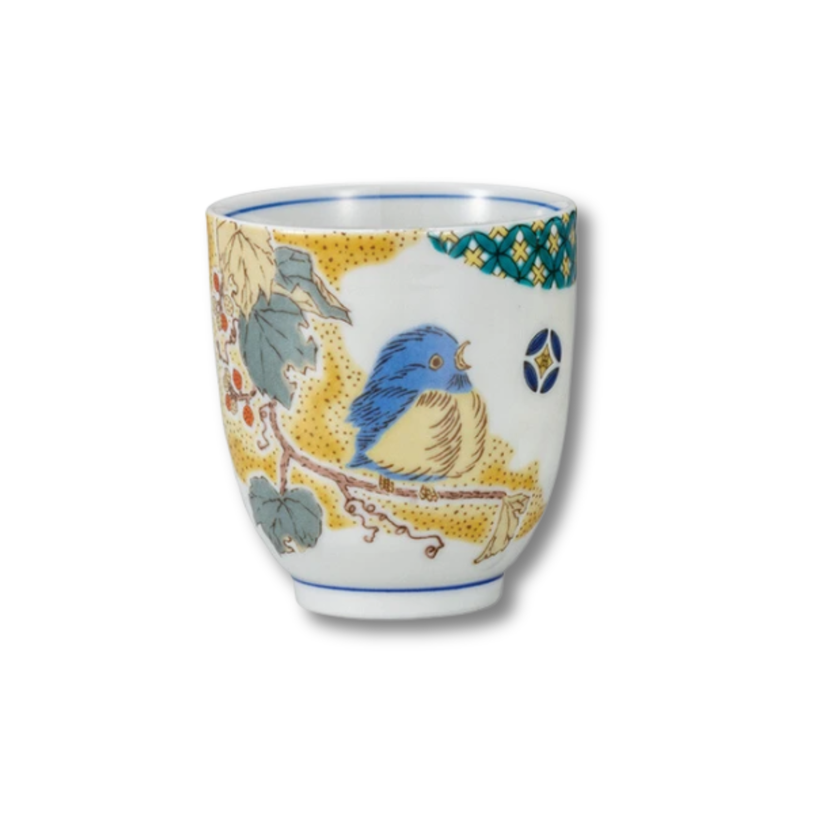 Kutani ware - Sparrow Pair Tea Cup