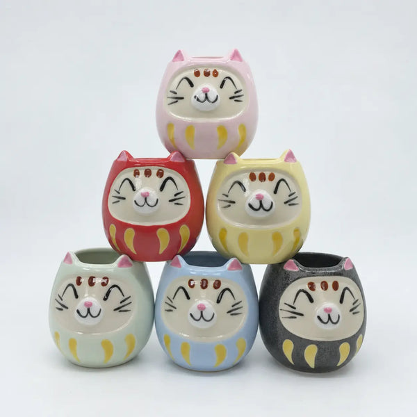 Lucky Cat Daruma Mug Cup
