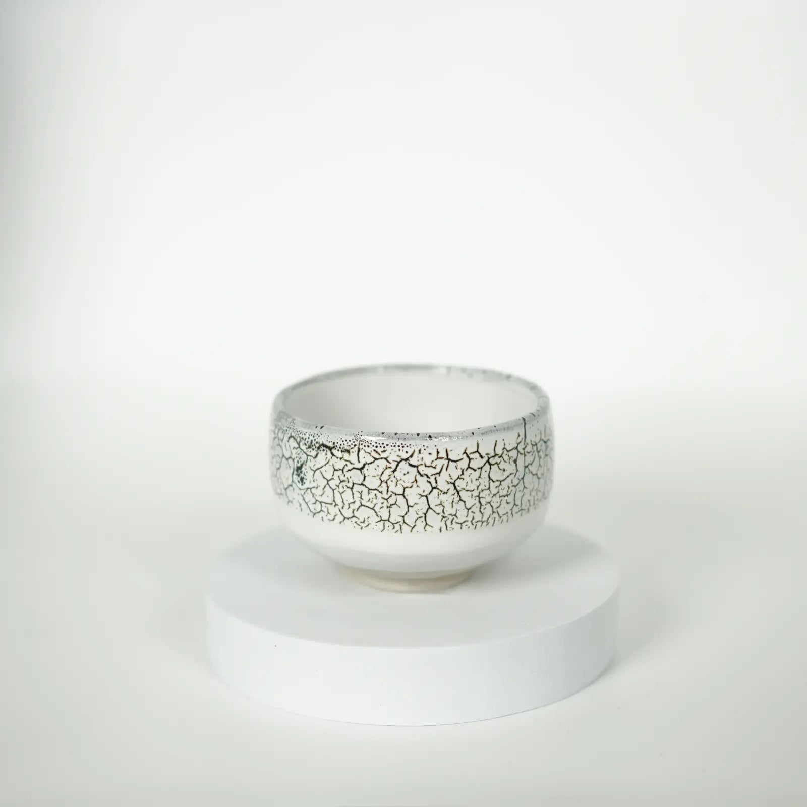 Mino Ware - Kairagi White Tenmoku Matcha Bowl Mino Ware