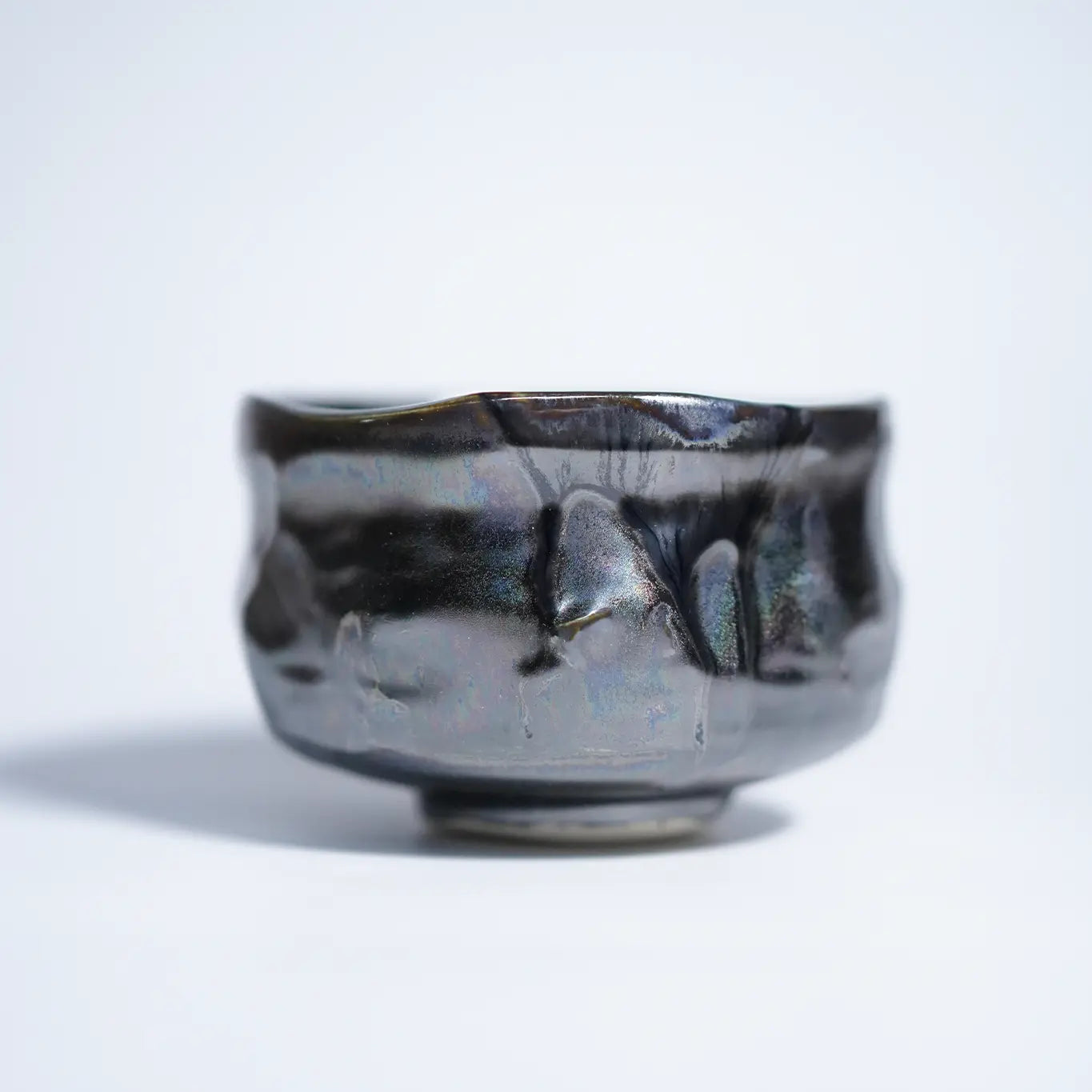 Mino ware - Black Pearl Shaved Matcha Bowl Mino Ware