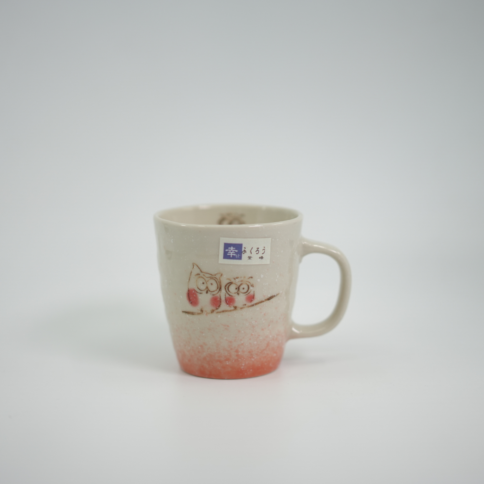 Mino Ware - Snowing Owl Mug