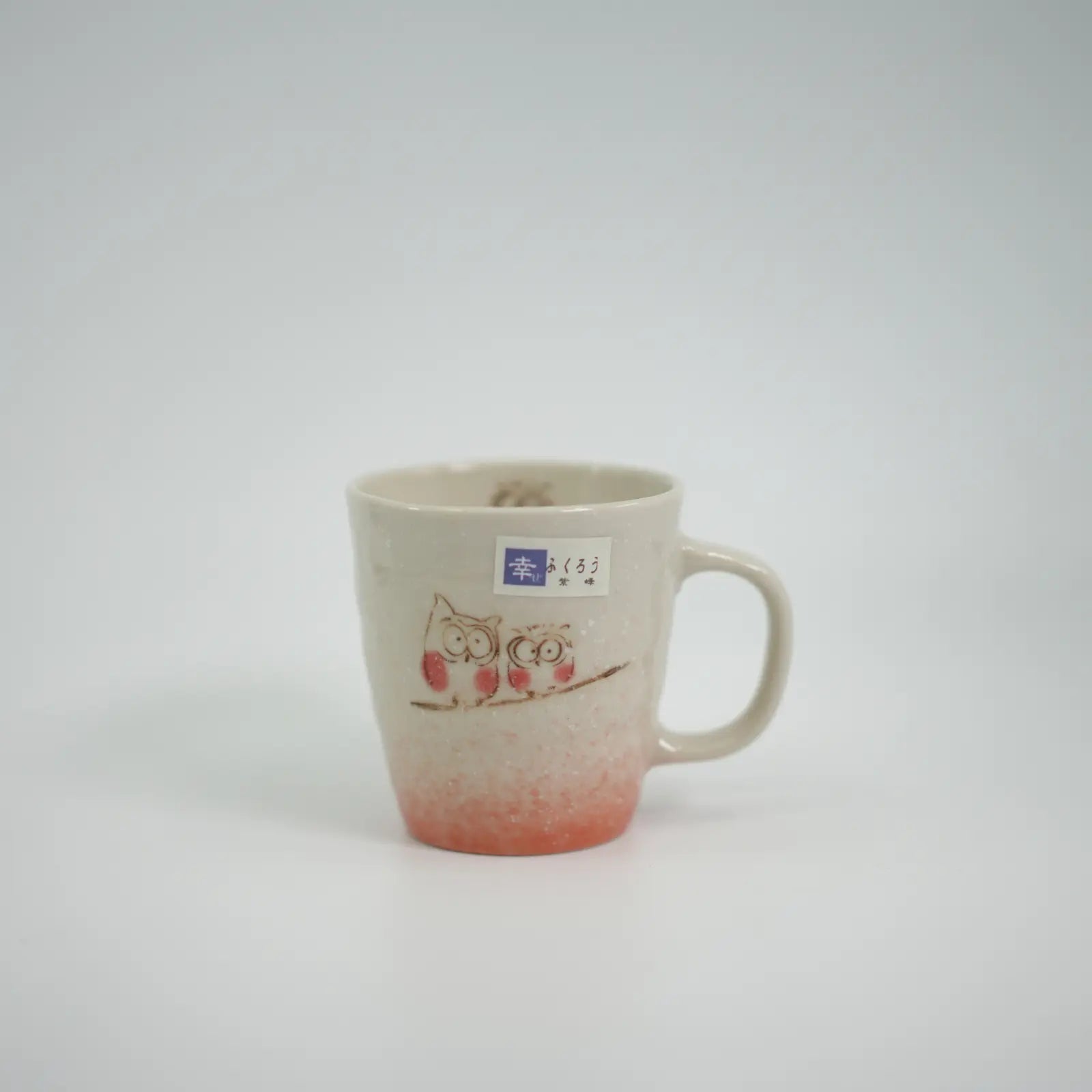 Mino Ware - Snowing Owl Mug Mino Ware