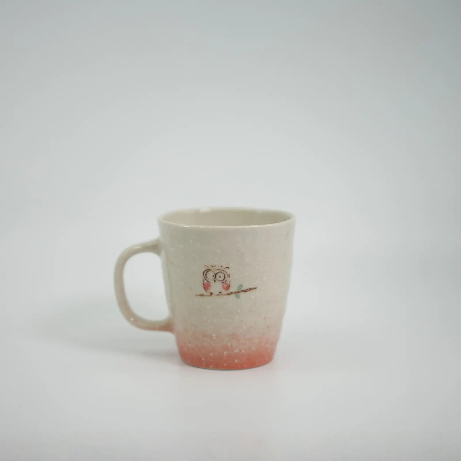 Mino Ware - Snowing Owl Mug Mino Ware