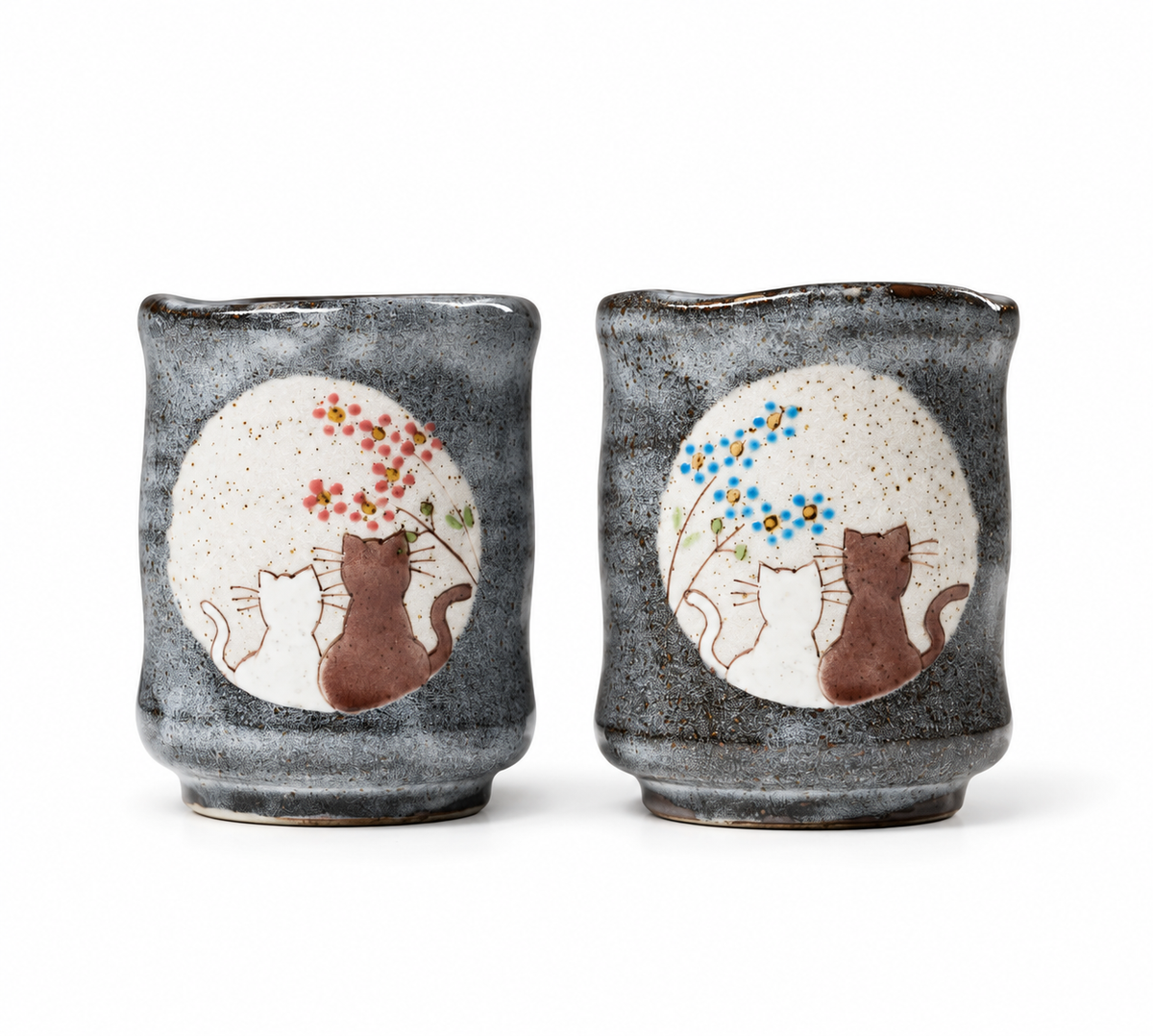 Atelier Yu Cats in a Sunny Spot Yunomi Tea Cup Pair