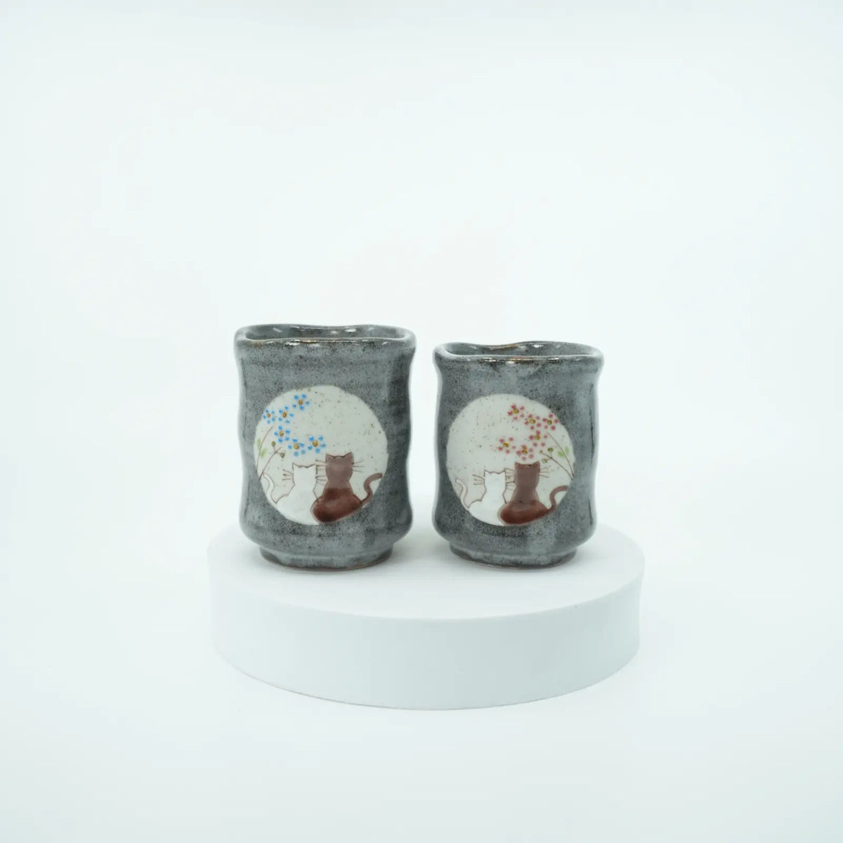 Atelier Yu Cats in a Sunny Spot Yunomi Tea Cup Pair