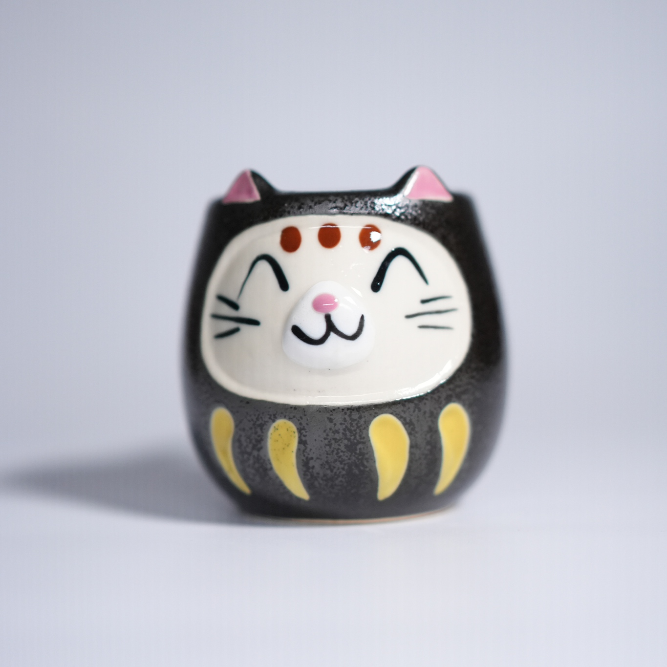 Lucky Cat Daruma Mug Cup Gift Set