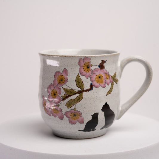 CatUnderSakuraMugCup_FrontA