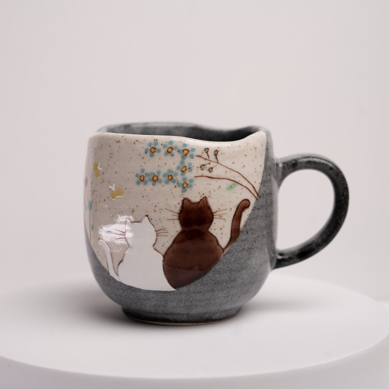 Atelier Yu Cats In Sunny Spot Kutani Mug