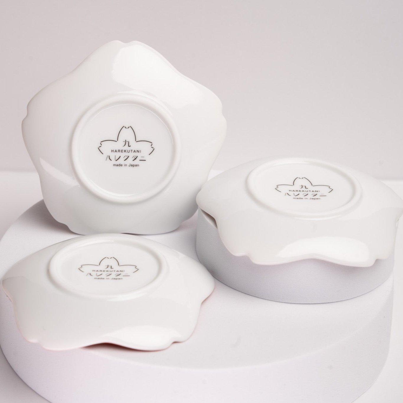 Kutani Ware - Sakura Small Plate 3pc Set