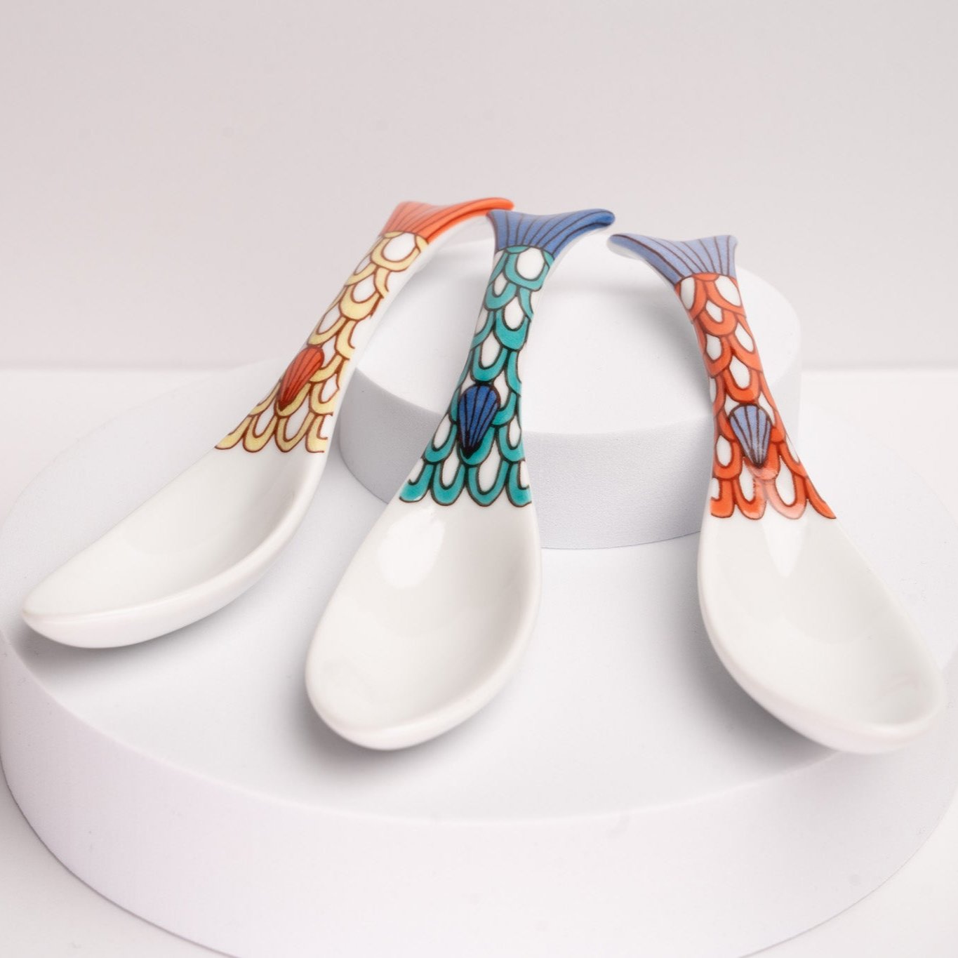 Fish Shape Soup Spoon 3pc Set