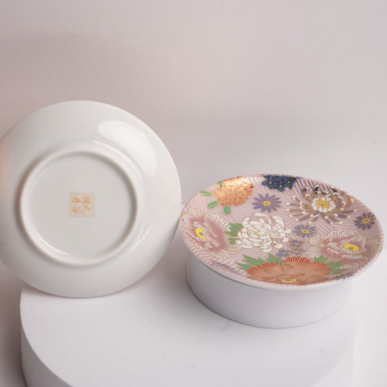 Kutaniware - Flower Plate