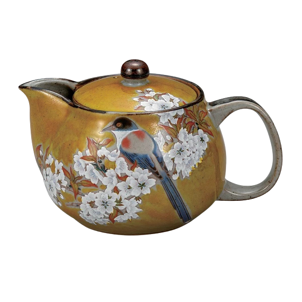 Gold Kacho Fugetsu Tea Pot