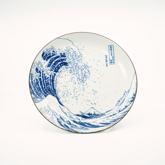 Hokusai Great Wave Plate