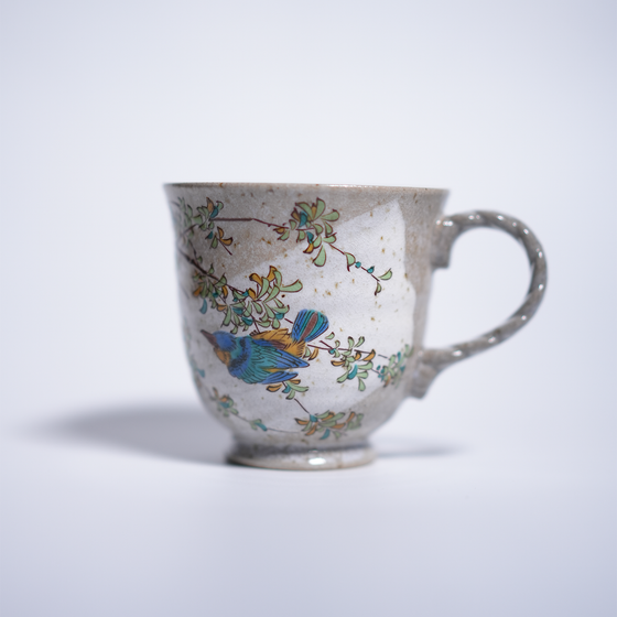 Kutani Ware - Lucky Bird Mug