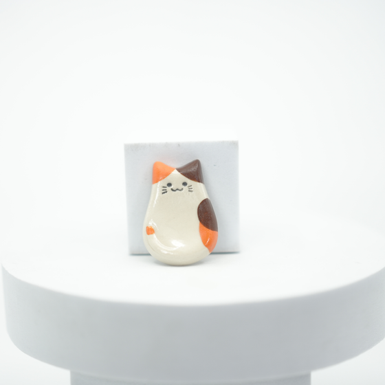 Kutani Ware - Japanese Cat Chopstick
