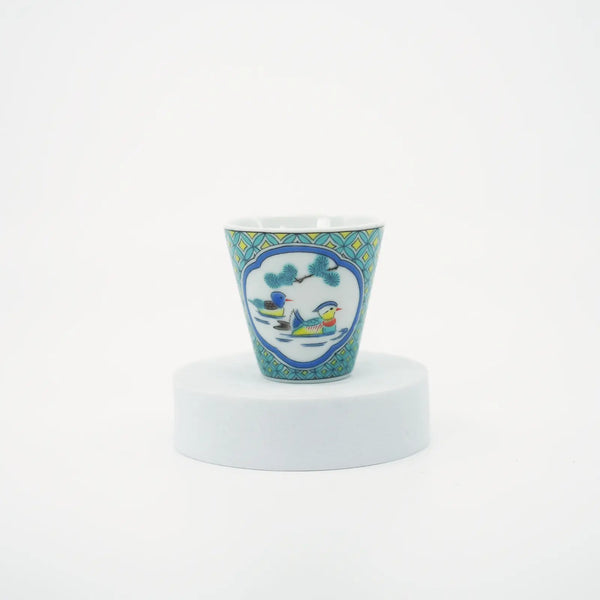 Kutani & Wakasa Sake Cup Kutani Ware & Wakasa