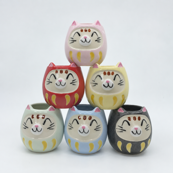 Lucky Cat Daruma Mug Cup