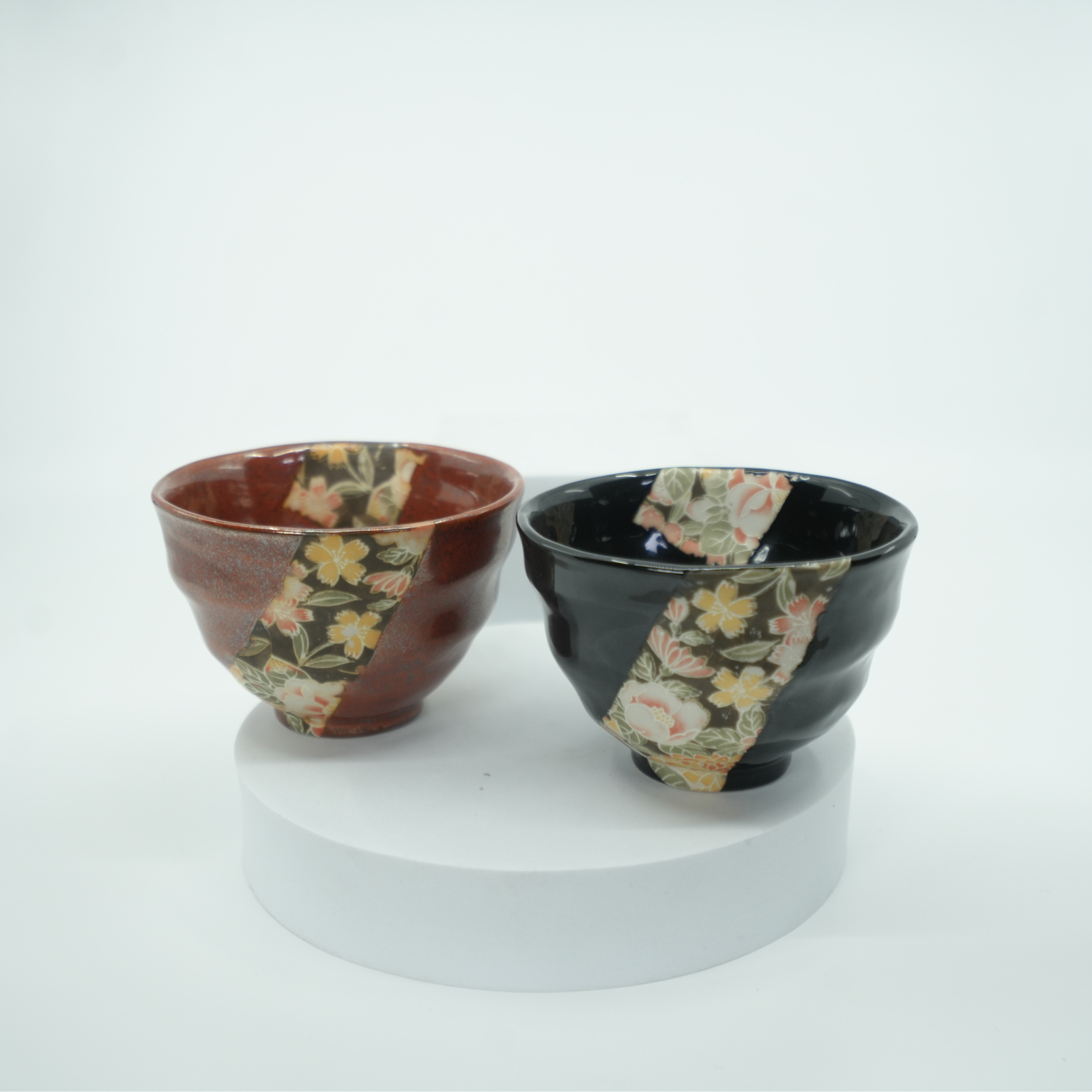 Mino Ware - Kaga Yuzen Okonomi Bowl