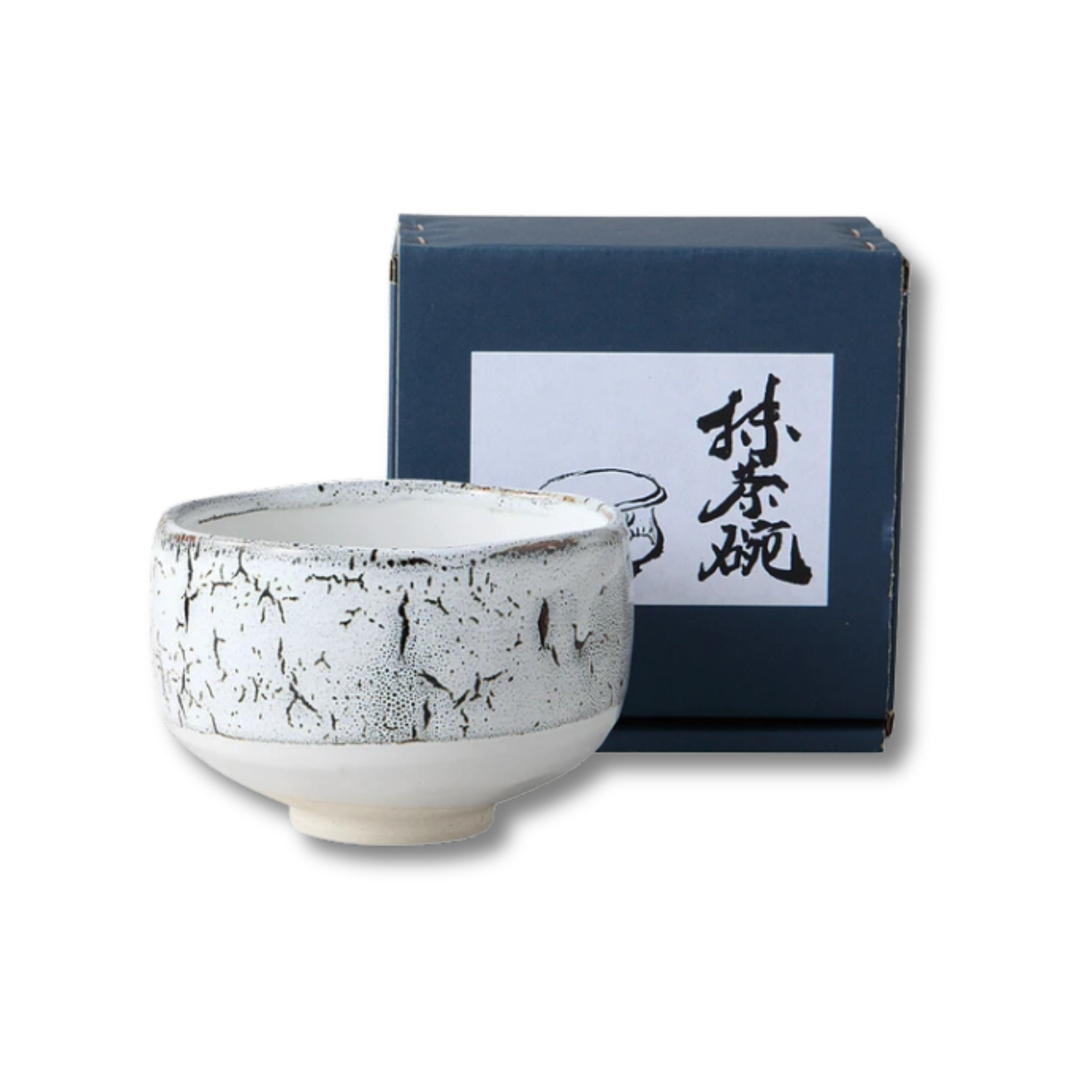 Mino Ware - Kairagi White Tenmoku Matcha Bowl