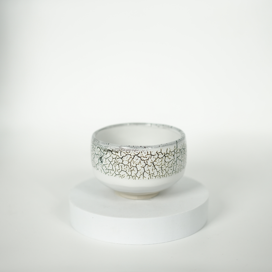 Mino Ware - Kairagi White Tenmoku Matcha Bowl