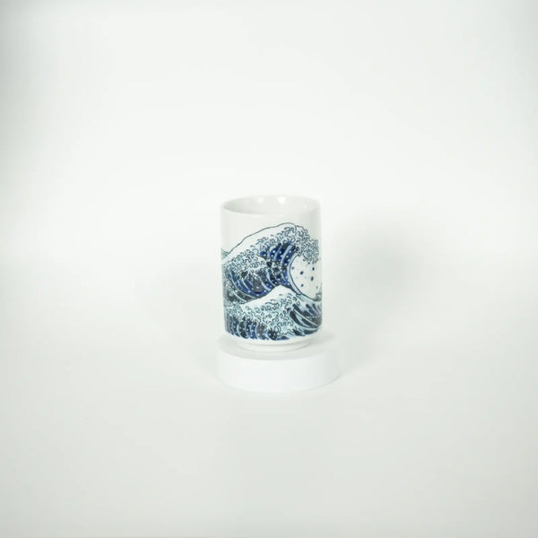 Soho Hokusai Wave Yunomi Tea Cup Ichiyama